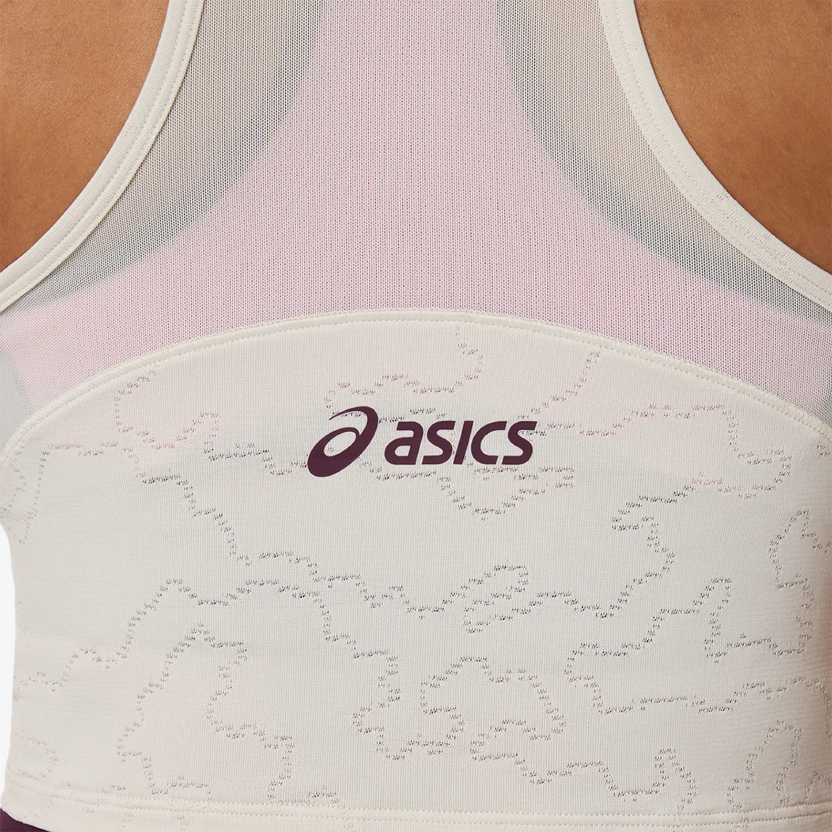 Asics Majica bez rukava MATCH JACQUARD CROP TOP 