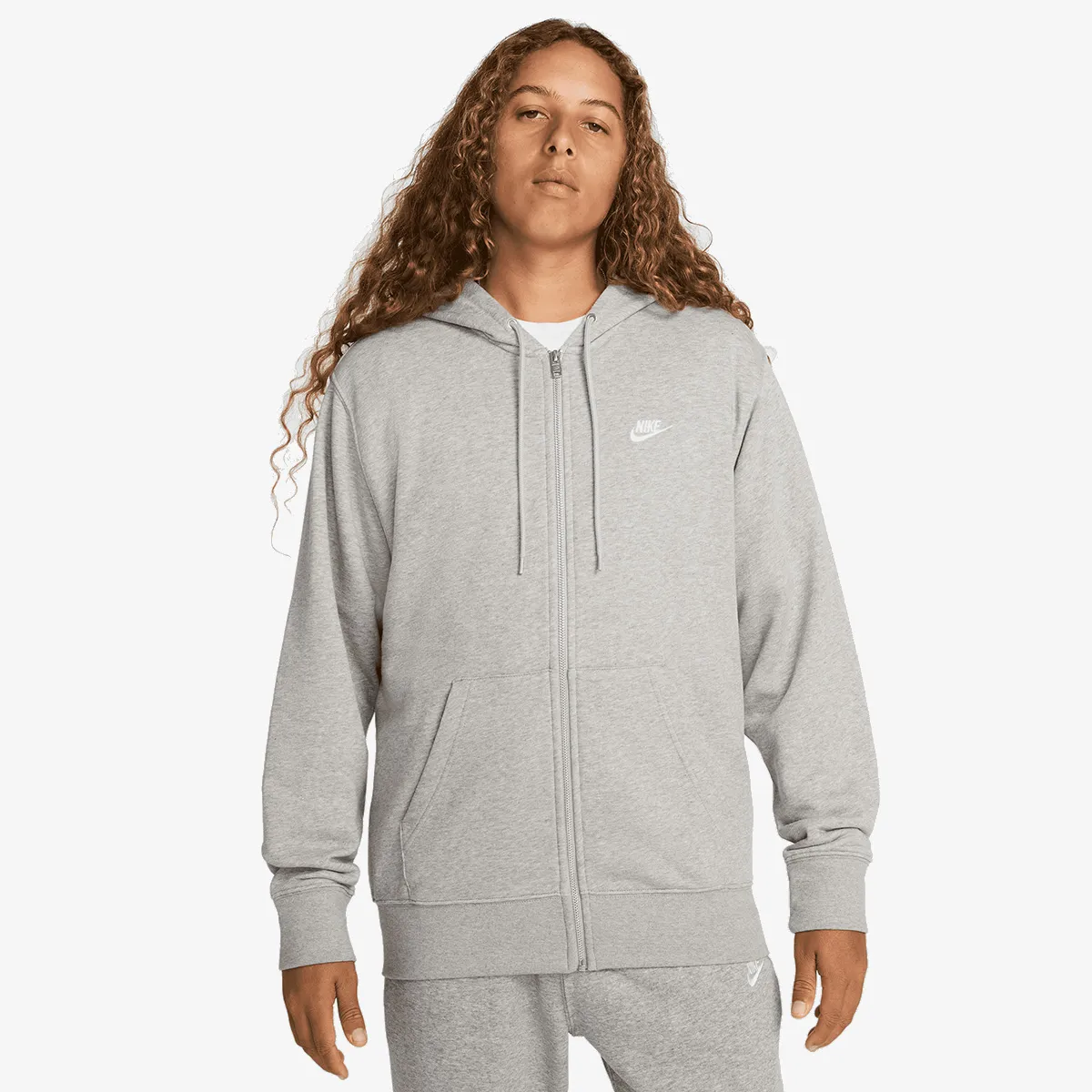 Nike Dukserica M NK CLUB FT FZ HOODIE 