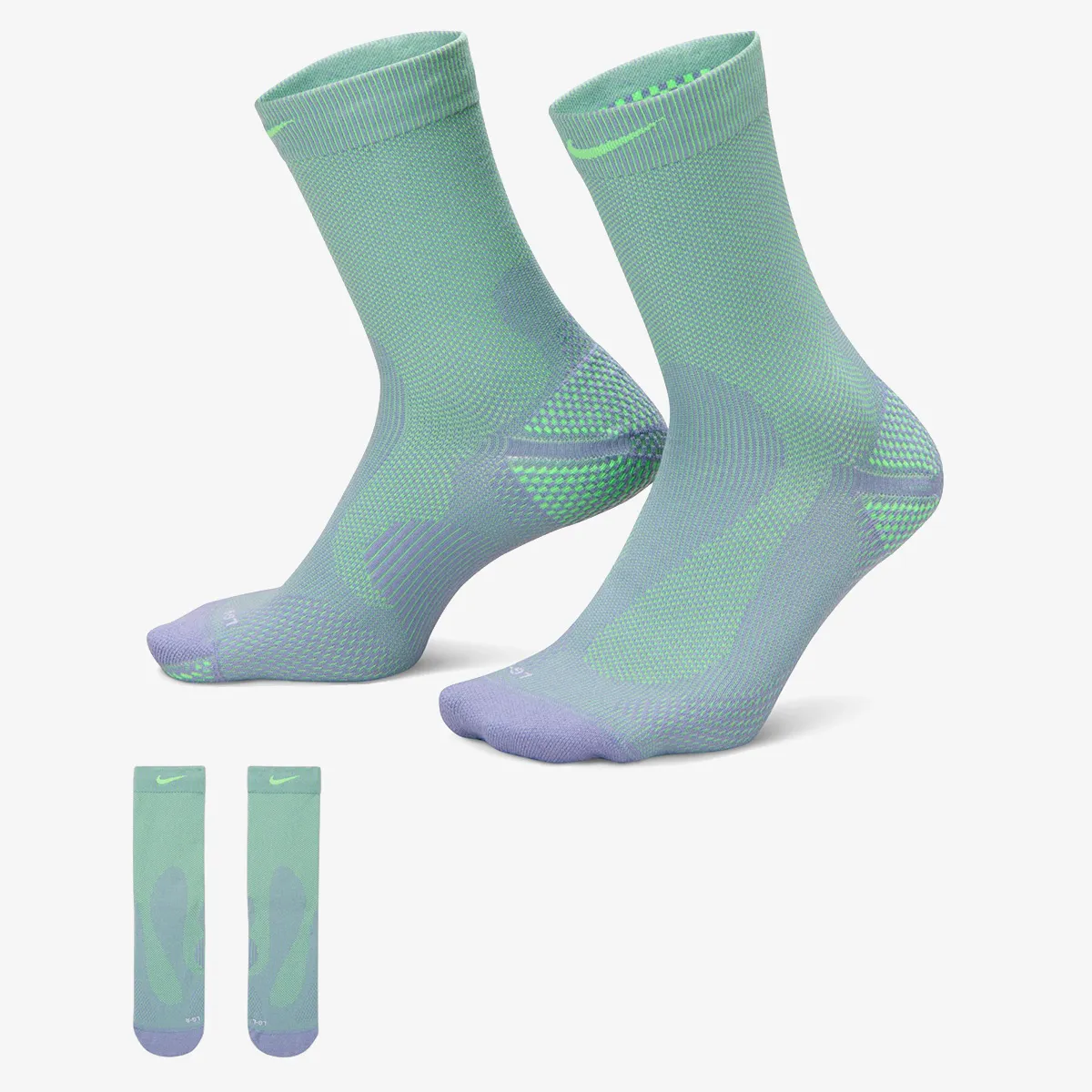 Nike Čarape U NK LTWT RUN CREW 1PR - 200 