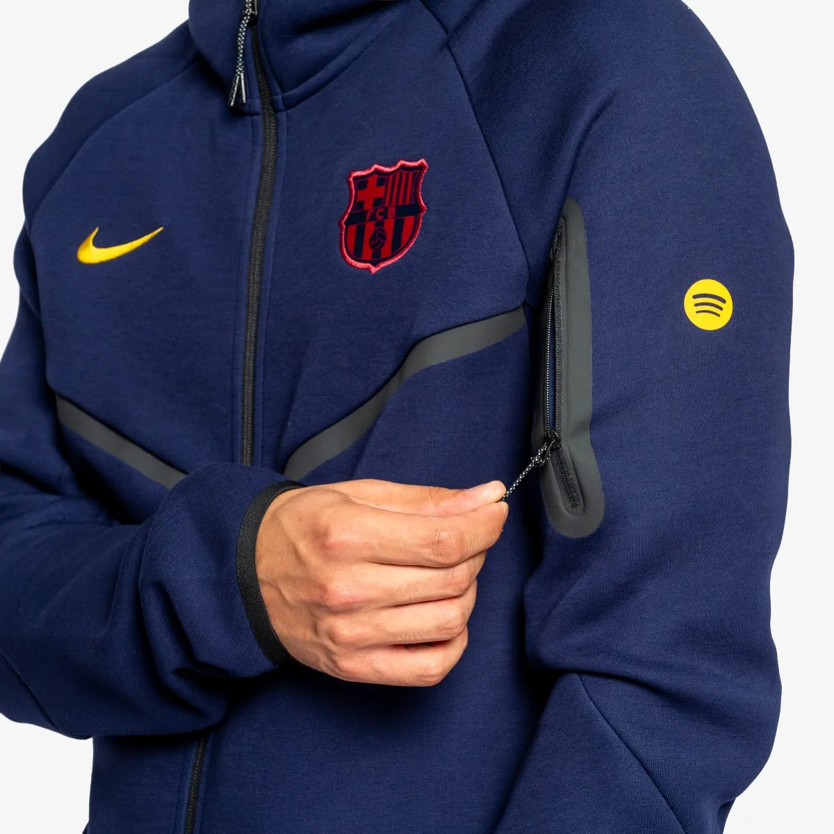 Nike Dukserica FCB M NK TCH FLC FZ WR HOODIE