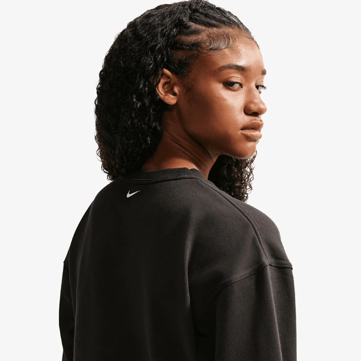 Nike Majica dugih rukava W NP DF CREW FLC TT GRDNT