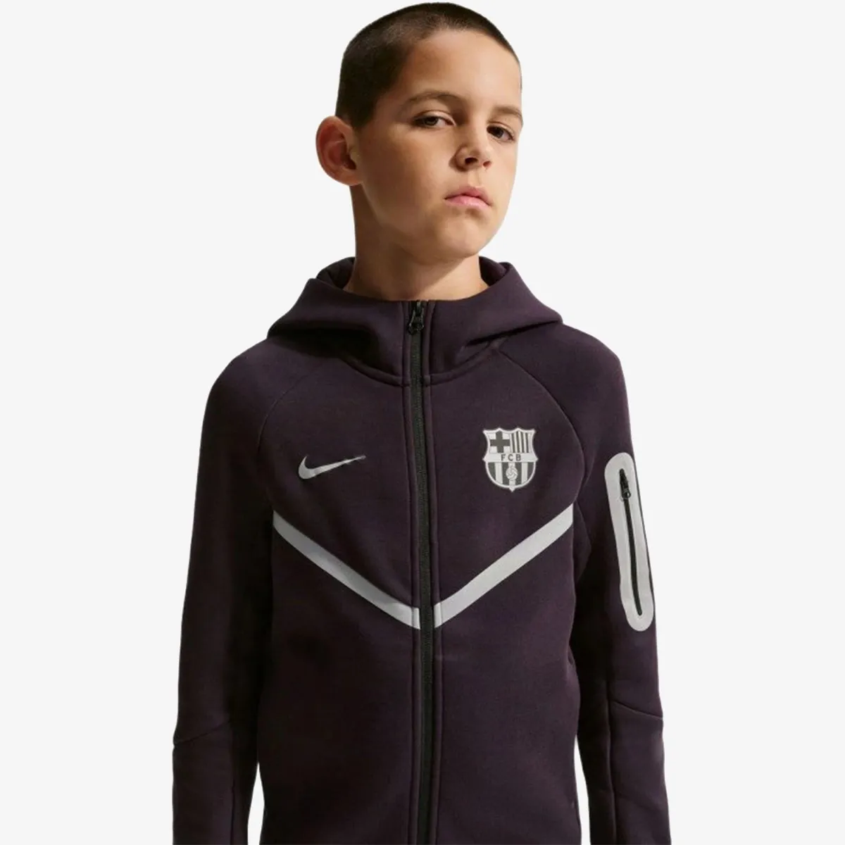 Nike Dukserica FCB B NSW TCH FLC FZ REFLECTWP