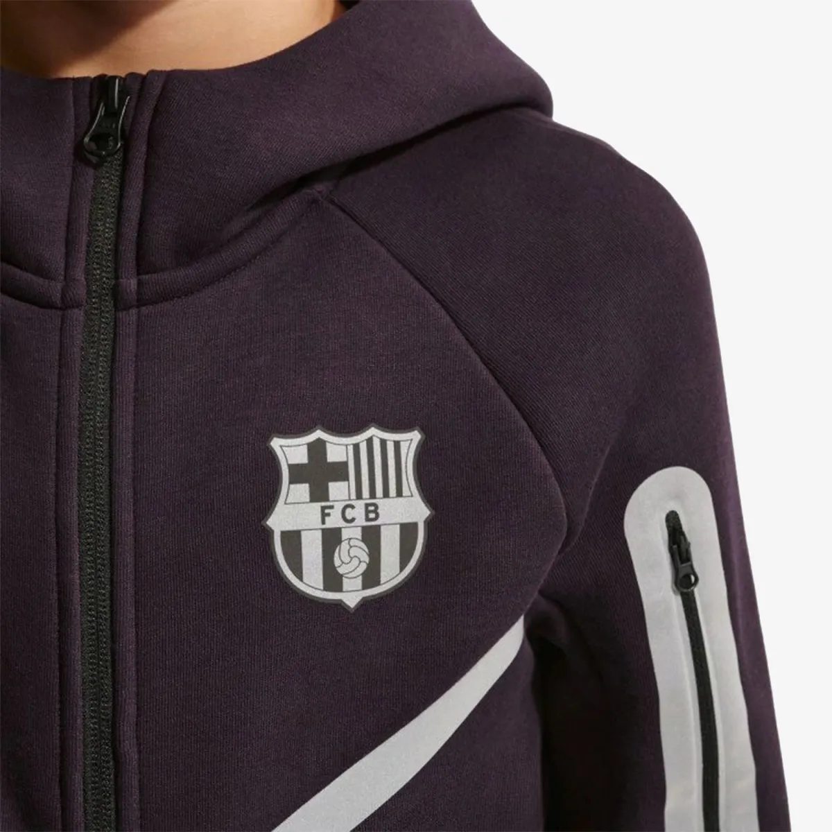 Nike Dukserica FCB B NSW TCH FLC FZ REFLECTWP 
