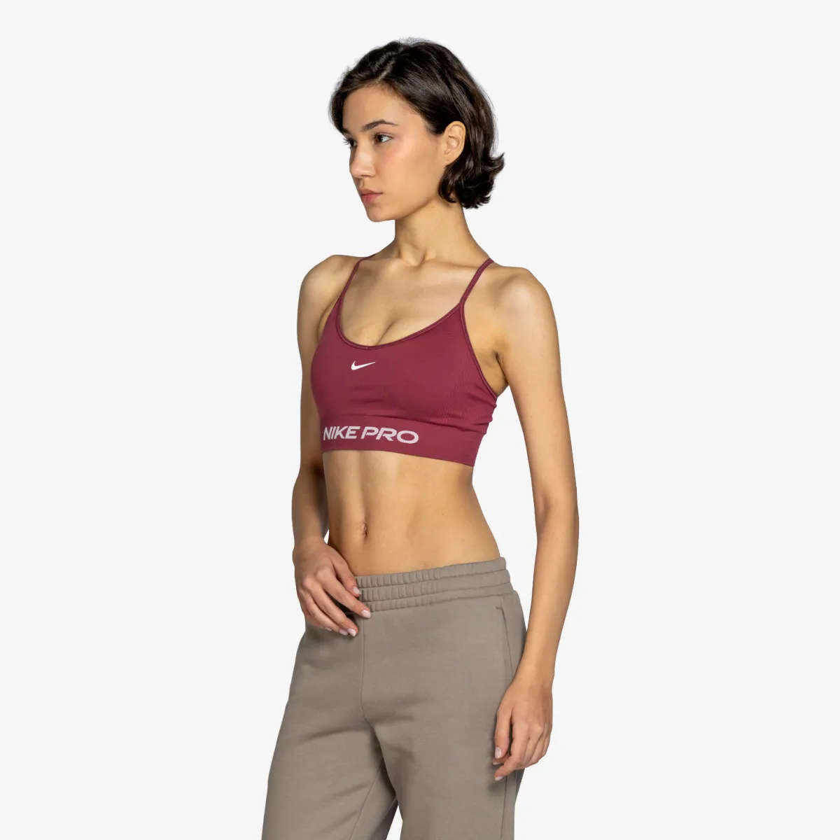 Nike Bra W NP DF SMLS LS BRA WT