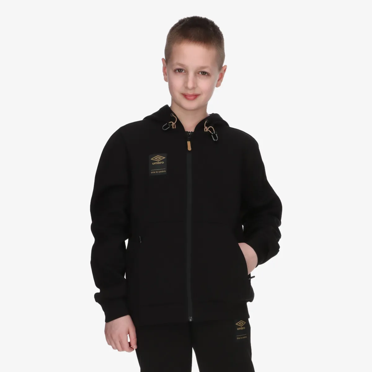 Umbro Dukserica DIAMOND FULL ZIP HOODIE JNR