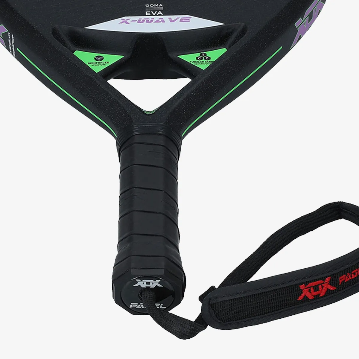 XOX Reket za padel XoX Padel racket X-WAVE Black/violet/gre